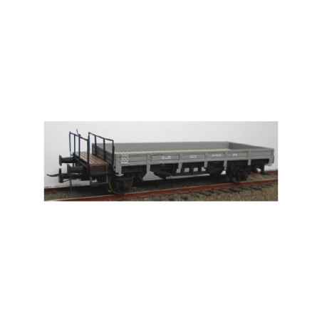 VAGON ABIERTO BAJO GRIS KTRAIN 0716-B ESCALA H0