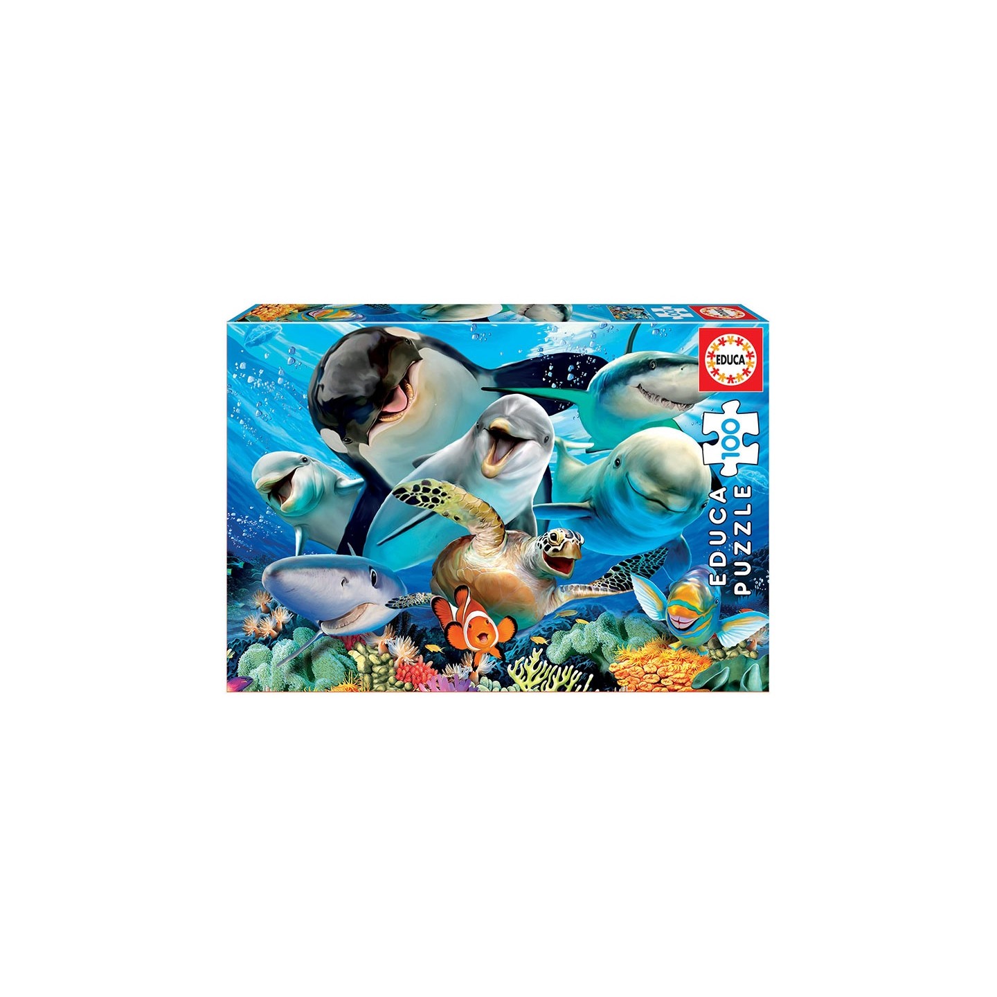 PUZZLE SELFI BAJO EL AGUA 100 EDUCA 18062
