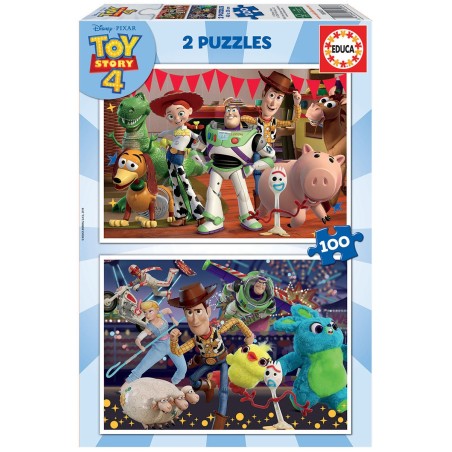 PUZZLE TOY STORY 2X100 EDUCA 18107
