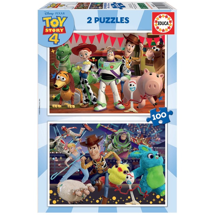 PUZZLE TOY STORY 2X100 EDUCA 18107