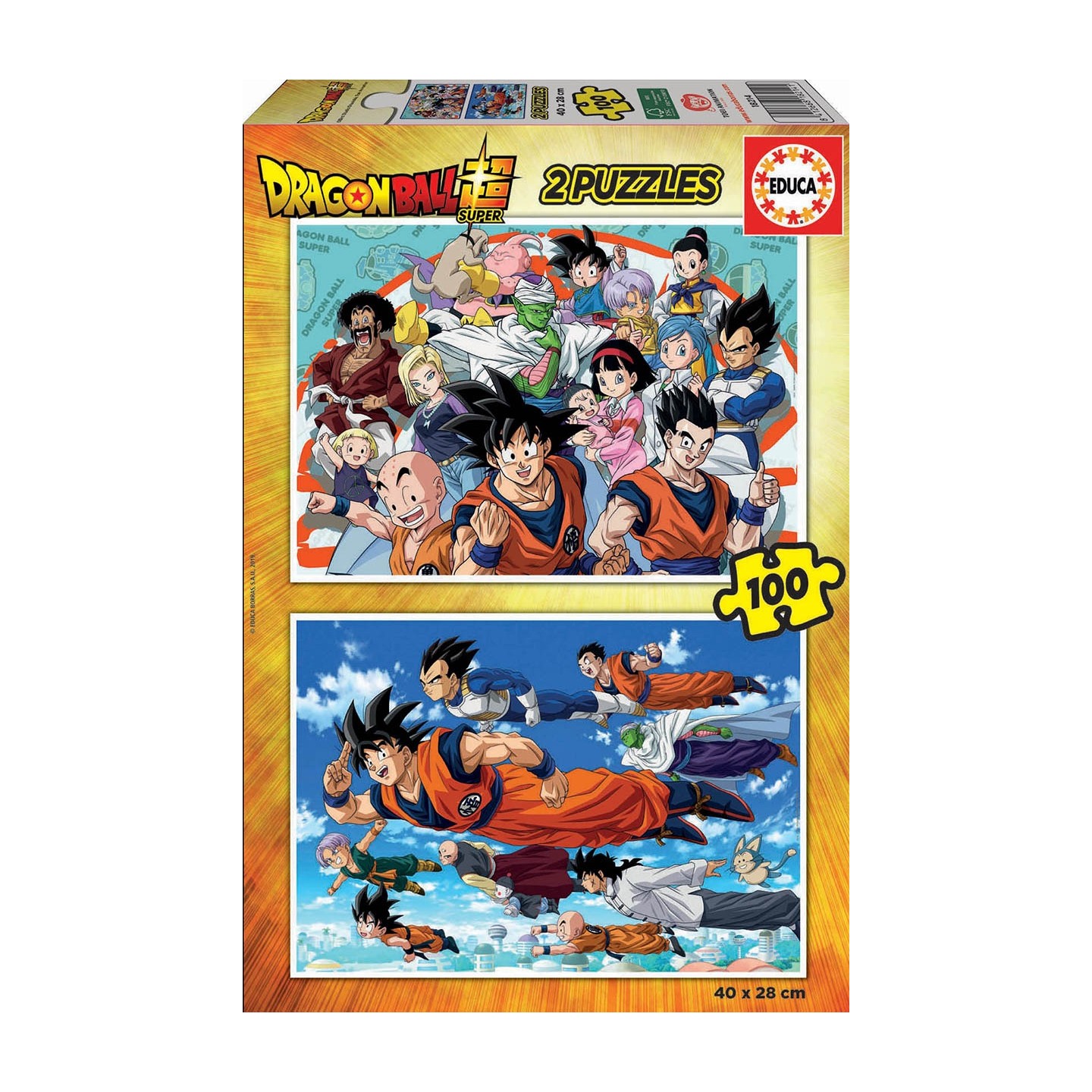 PUZZLE DRAGON BALL 2X100 EDUCA 18214