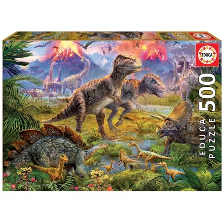 PUZZLE DINOSAURIOS 500 EDUCA 15969