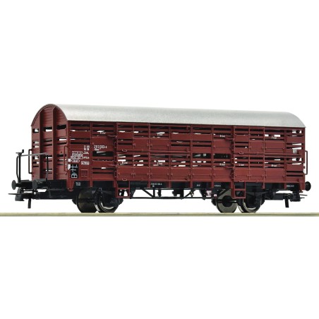 VAGÓN GANADO DB ROCO 76607 ESCALA H0