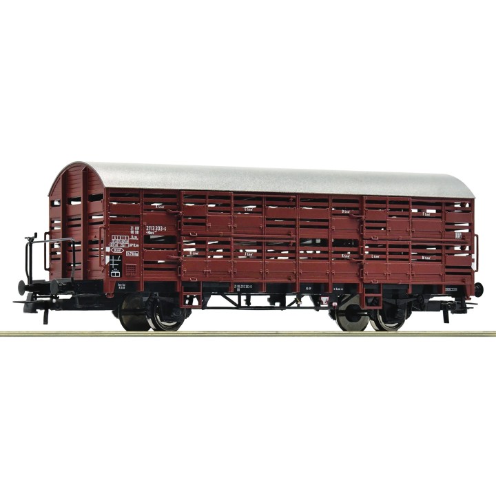 VAGÓN GANADO DB ROCO 76607 ESCALA H0