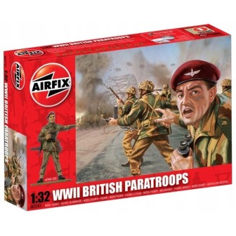 BRITISH PARATROOPS WWII AIRFIX 1/76
