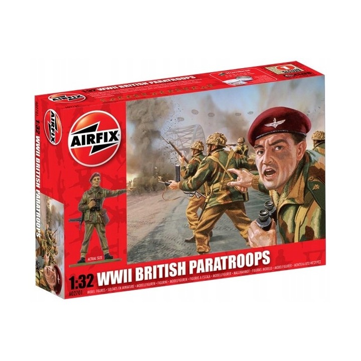 BRITISH PARATROOPS WWII AIRFIX 1/76