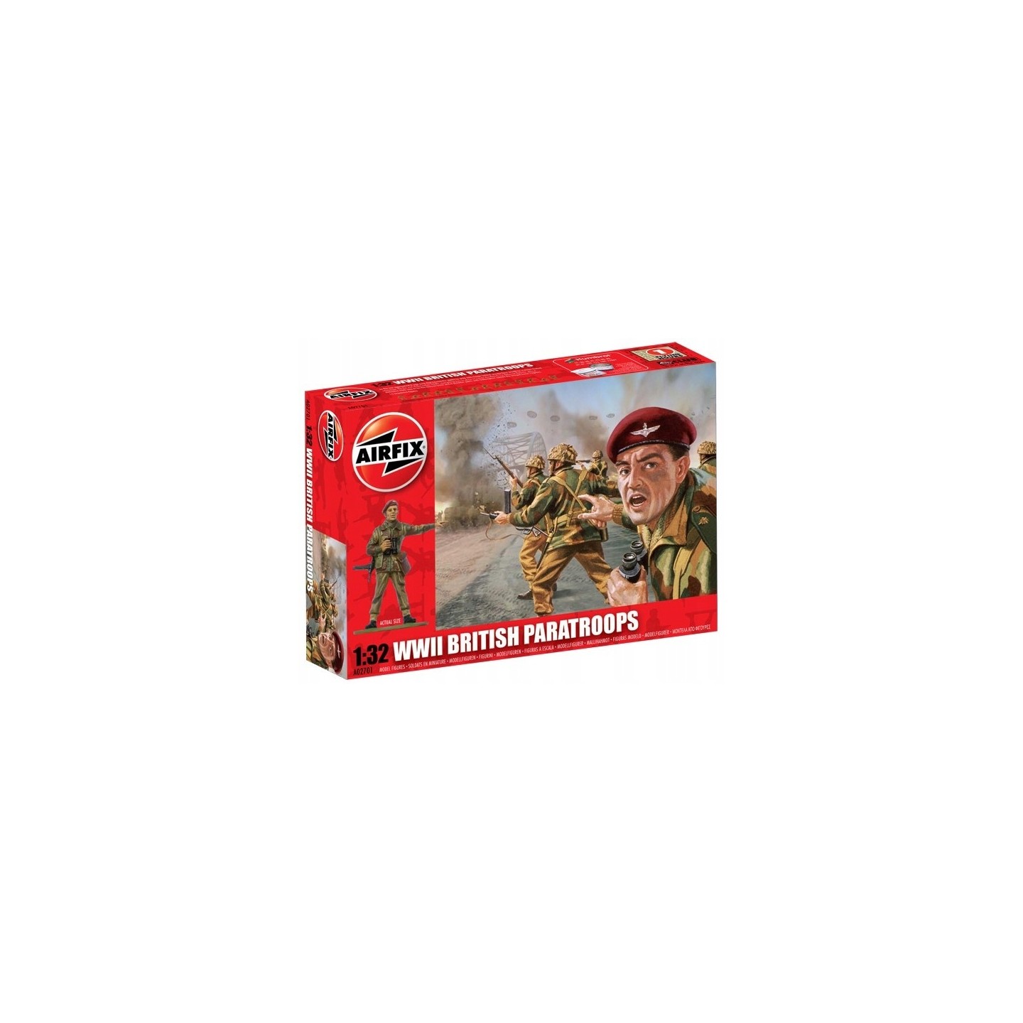 BRITISH PARATROOPS WWII AIRFIX 1/76
