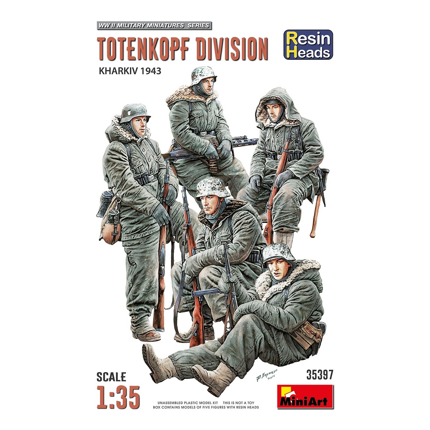 TOTENKOPF DIVISION WINTER MINI ART 1/35