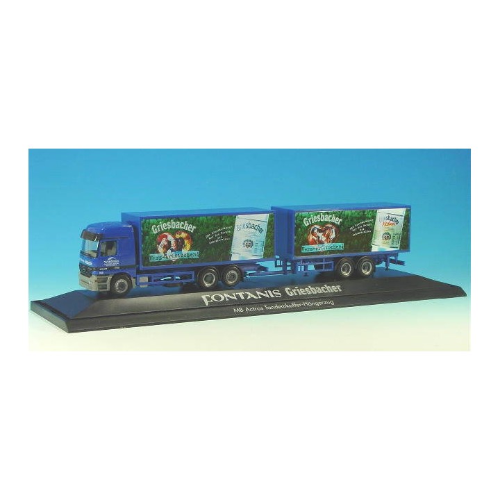 CAMIÓN MERCEDES ACTROS L HERPA 187121 ESCALA 1/87