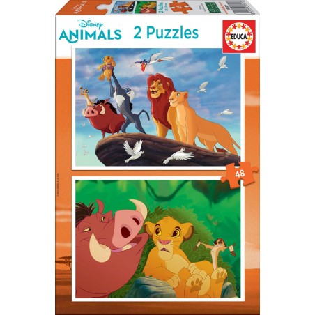2 PUZZLES REY LEON 48 186296