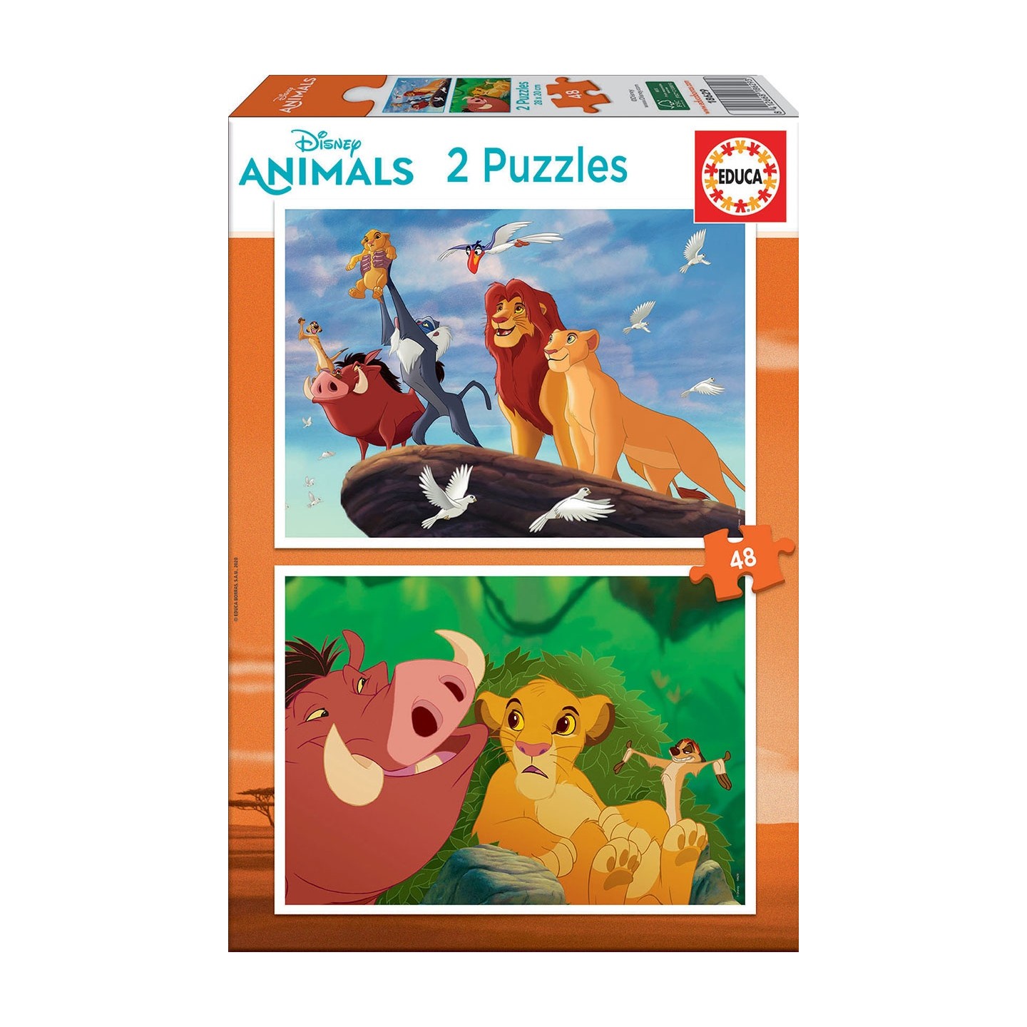 2 PUZZLES REY LEON 48 186296