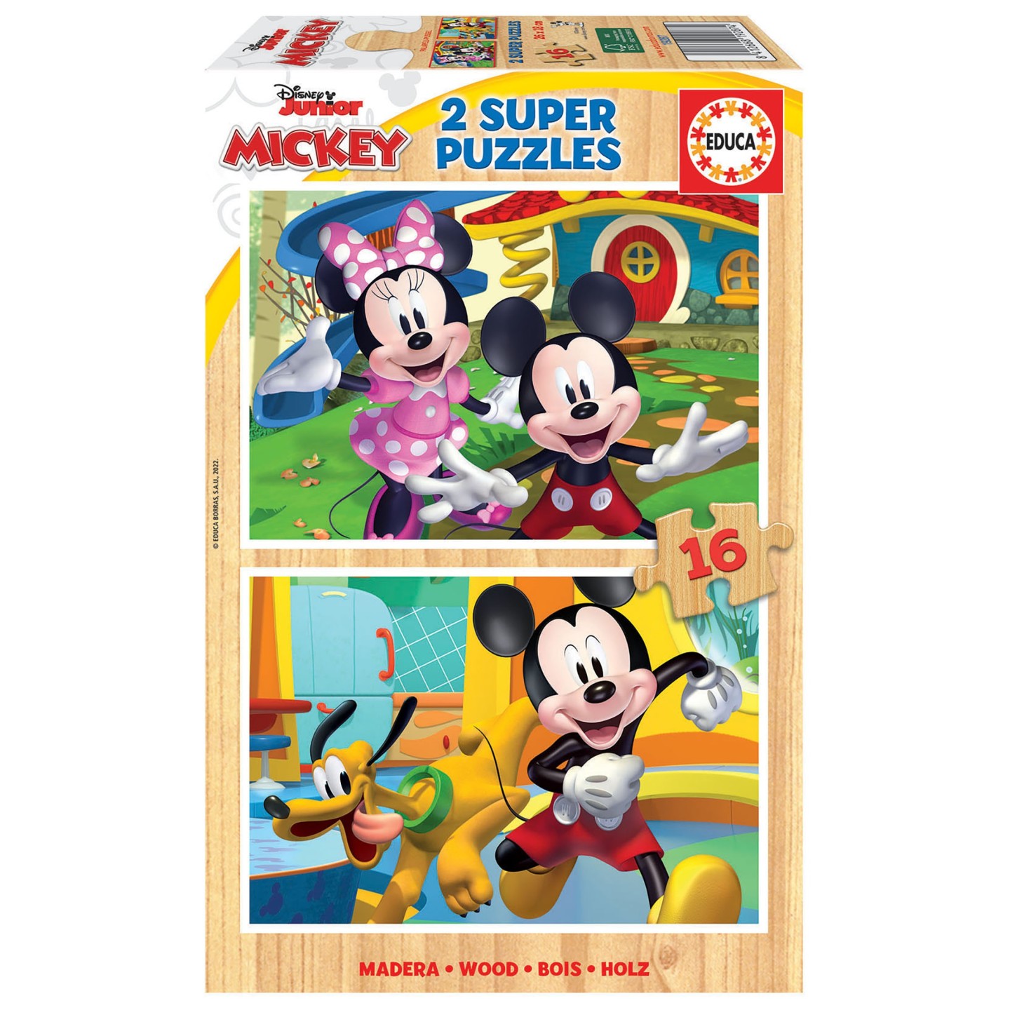 PUZZLE MICKEY Y MINNIE 2X16 EDUCA 19287