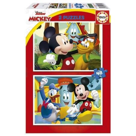 PUZZLE MICKEY MOUSSE FUN HOUSE 2X48 EDUCA 19312