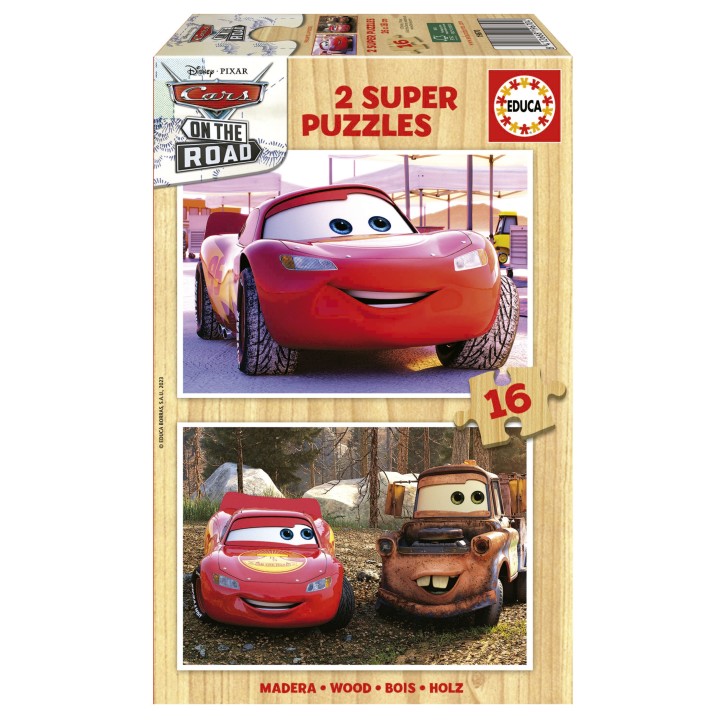 PUZZLE CARS 2X16 EDUCA 19670