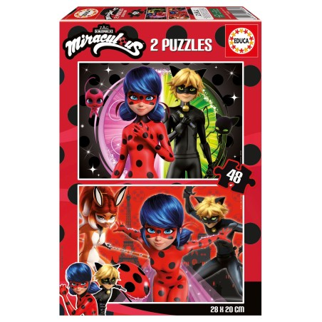 PUZZLE LADYBUG 2X48 EDUCA 19968