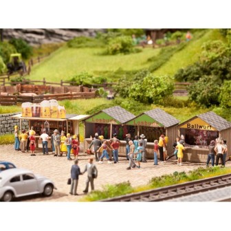 SET 3 CASETAS DE FERIA NOCH 66411 ESCALA H0