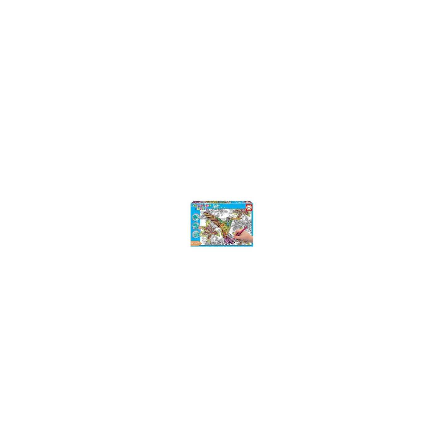 PUZZLE HUMMIINGRBIRD COLOURING 300 EDUCA 17083