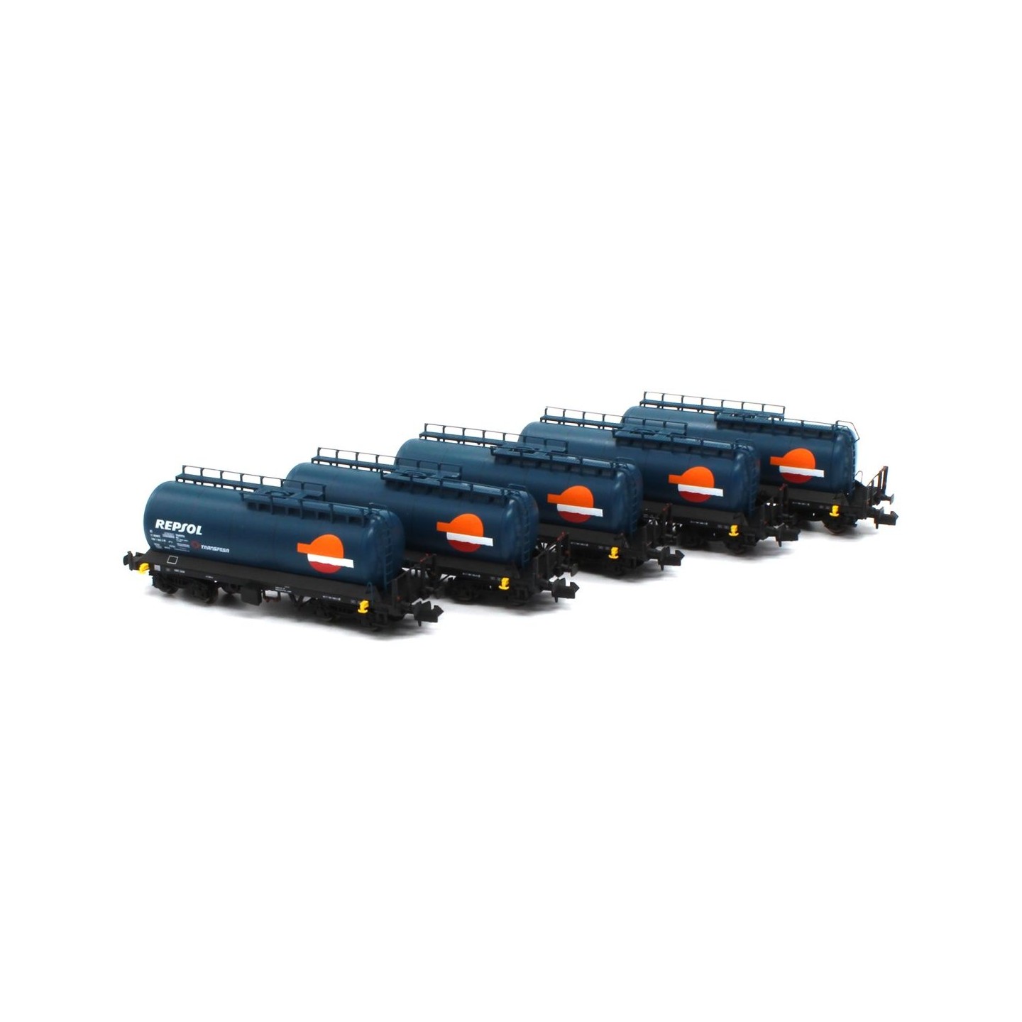 SET 5 VAGONES CISTERNA REPSOL MFTRAIN N71020 ESCALA N