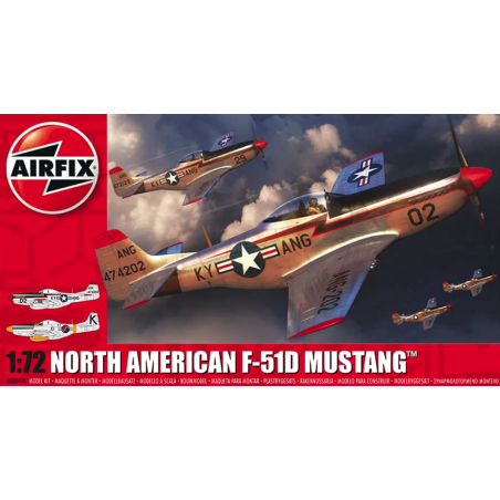 NORTH AMERICAN F-51D MUSTANG AIRFIX 1/72