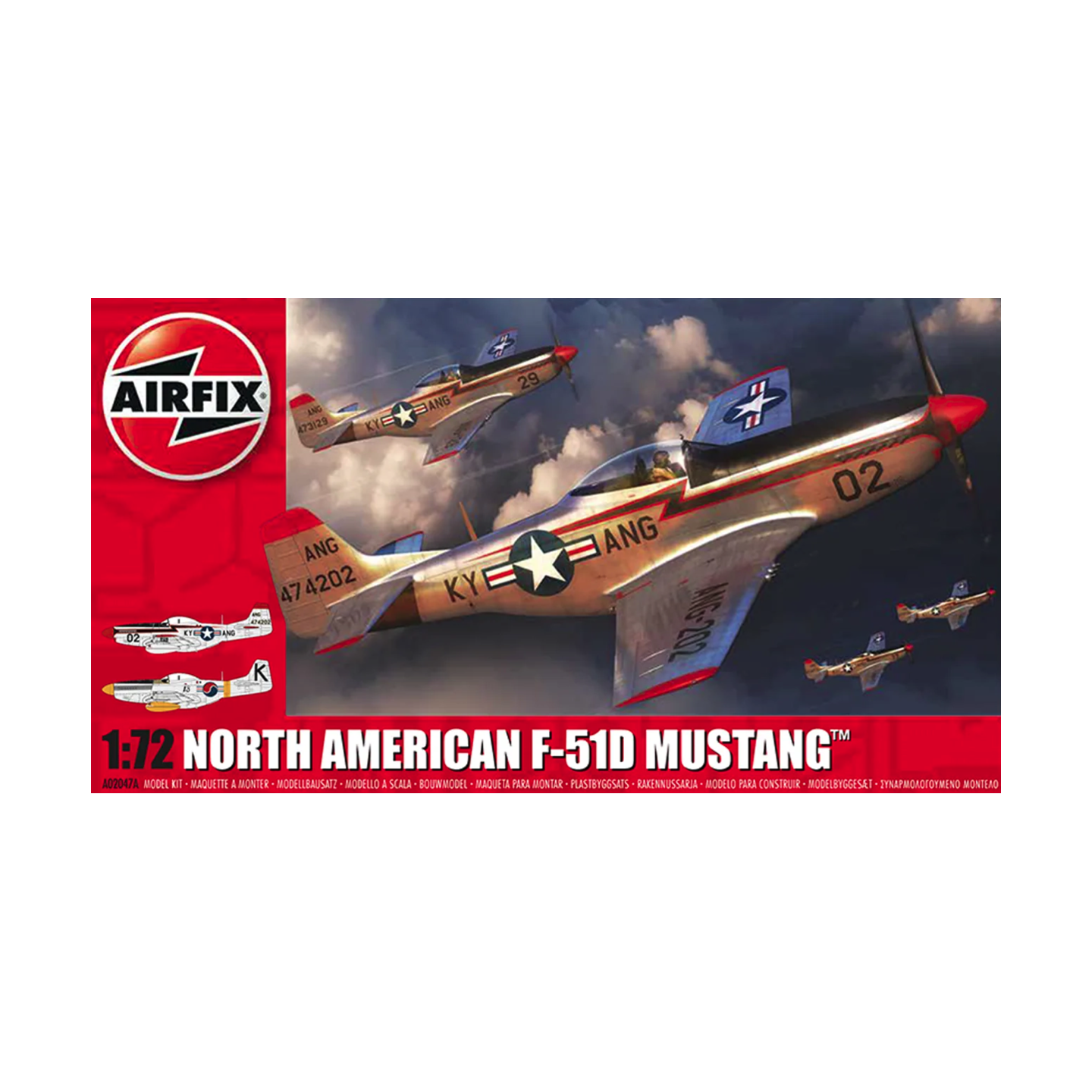 NORTH AMERICAN F-51D MUSTANG AIRFIX 1/72
