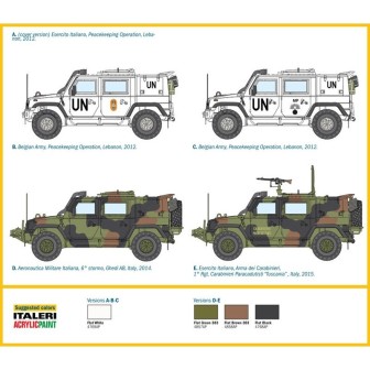 LMV LINCE UNITED NATIONS" ITALERI 1/35"