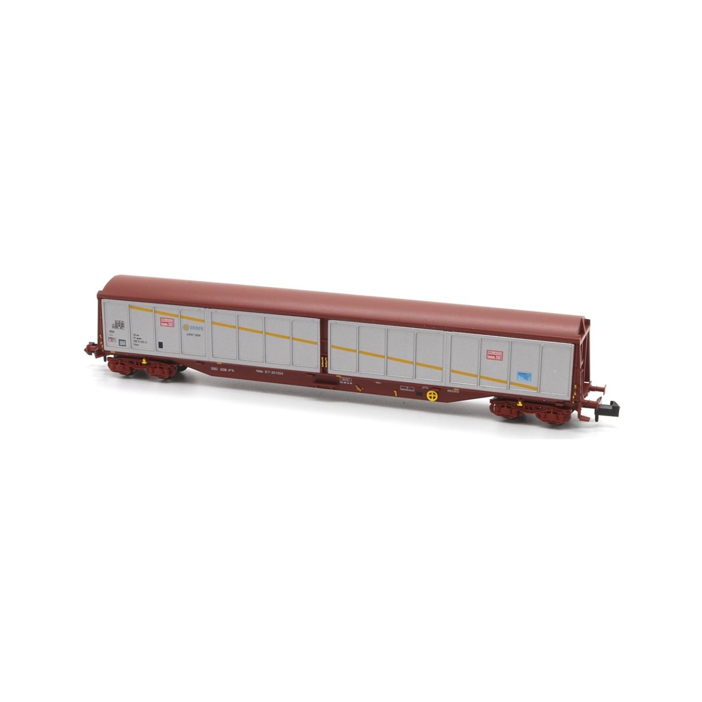 VAGÓN JJPD TEF ÓXIDO-PLATA RENFE MFTRAIN N32032 ESCALA N