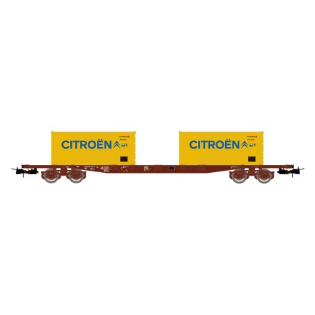 VAGON PORTACONTENEDORES CITROËN" JOUEF HJ6242 ESCALA H0"