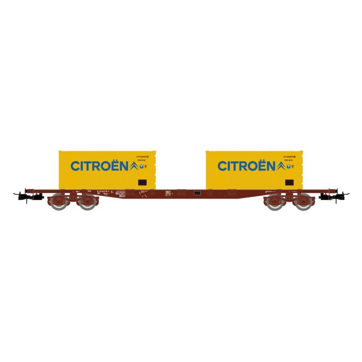 VAGON PORTACONTENEDORES CITROËN" JOUEF HJ6242 ESCALA H0"
