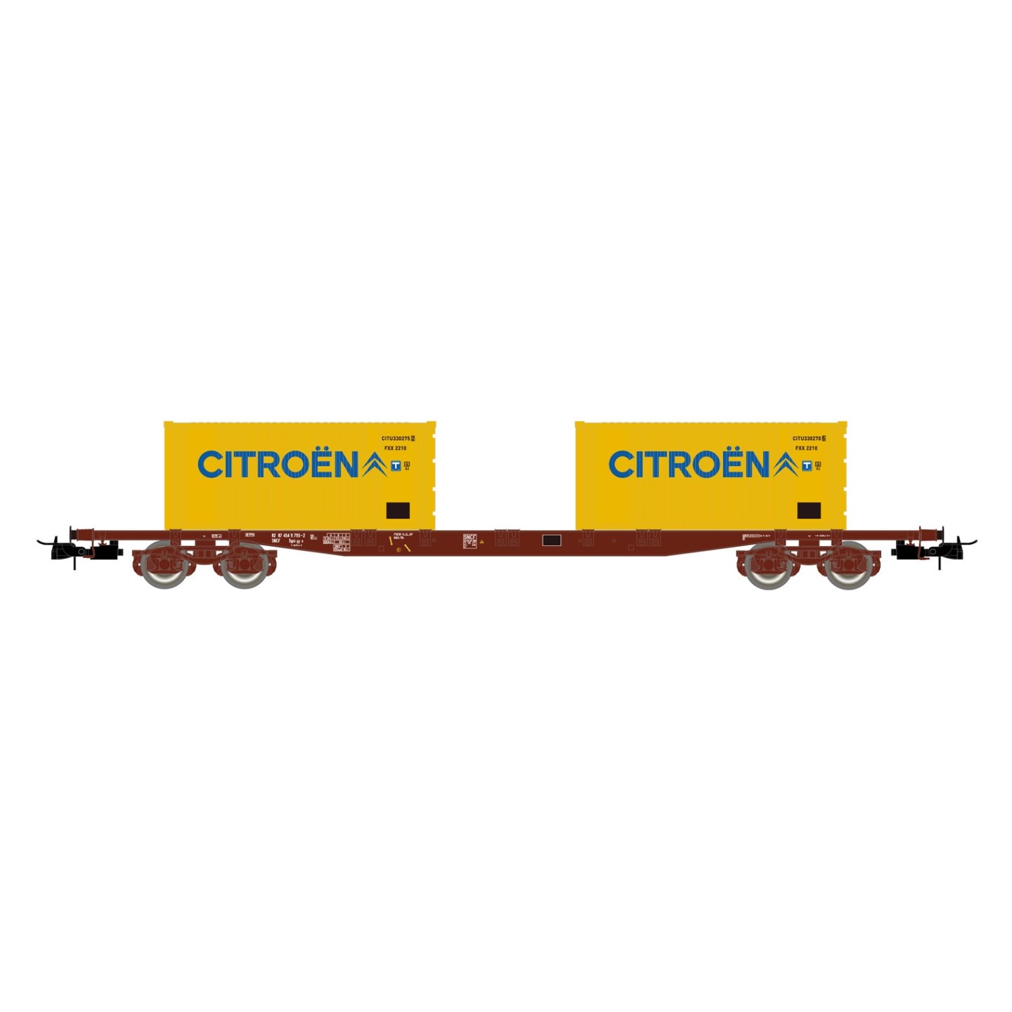VAGON PORTACONTENEDORES CITROËN" JOUEF HJ6242 ESCALA H0"