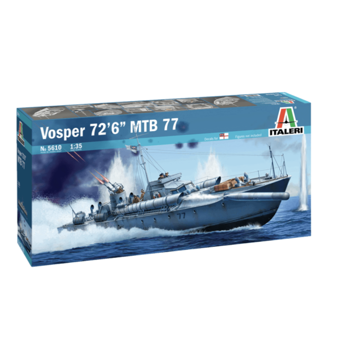 TORPEDERA VOSPER MTB 77 ITALERI 1/35
