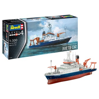 BUQUE DE INVESTIGACION ALEMAN METEOR" REVELL 1/300"