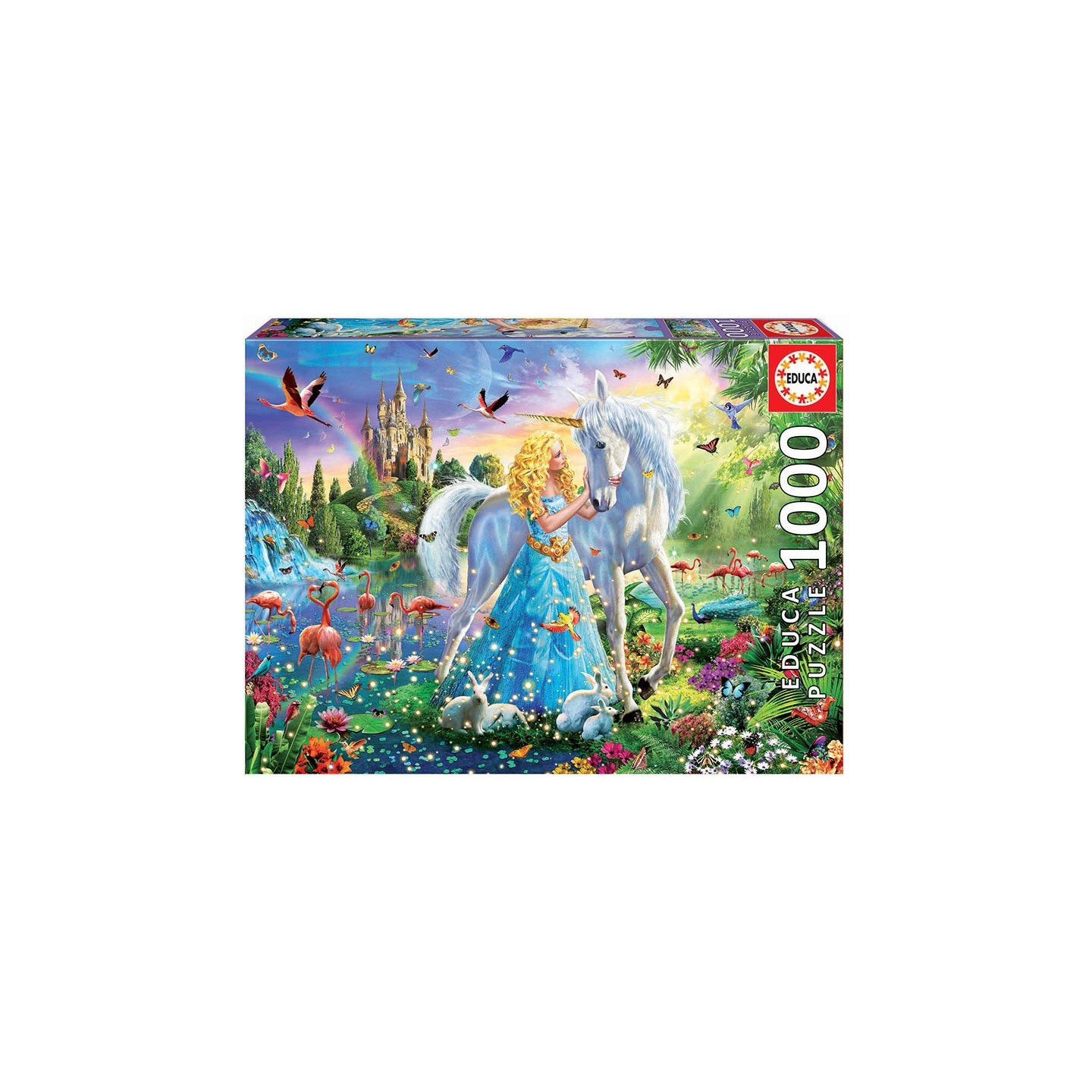 PUZZLE LA PRINCESA Y UNICORNIO 1000 EDUCA 17654