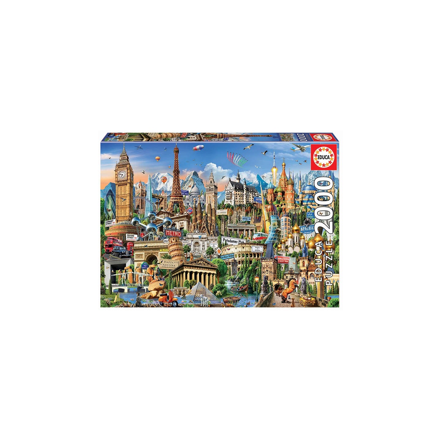 PUZZLE SIMBOLOS DE EUROPA 2000 EDUCA 17697