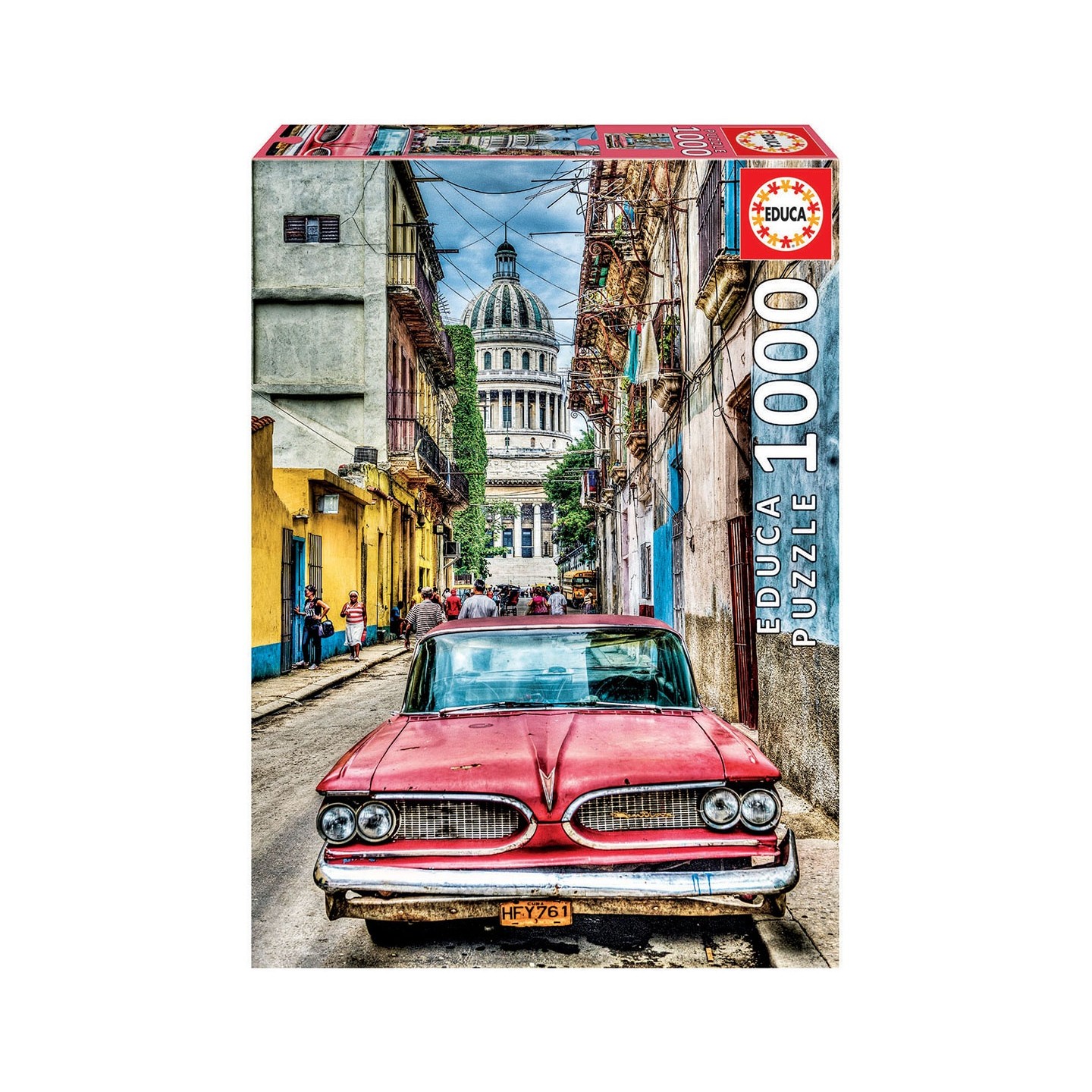PUZZLE COCHE EN LA HABANA 1000 EDUCA 16754
