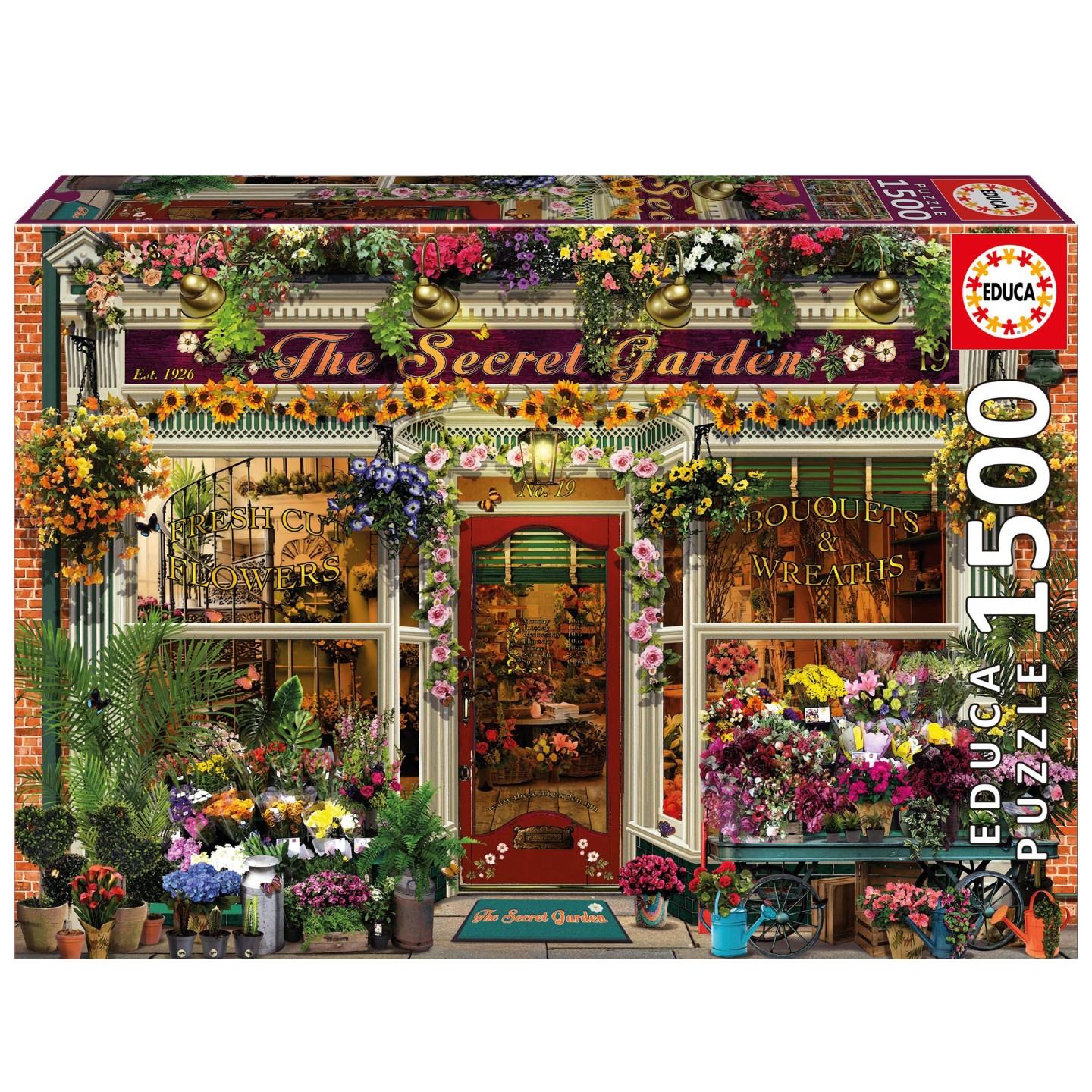 PUZZLE STREET GARDEN 1500 EDUCA 19940