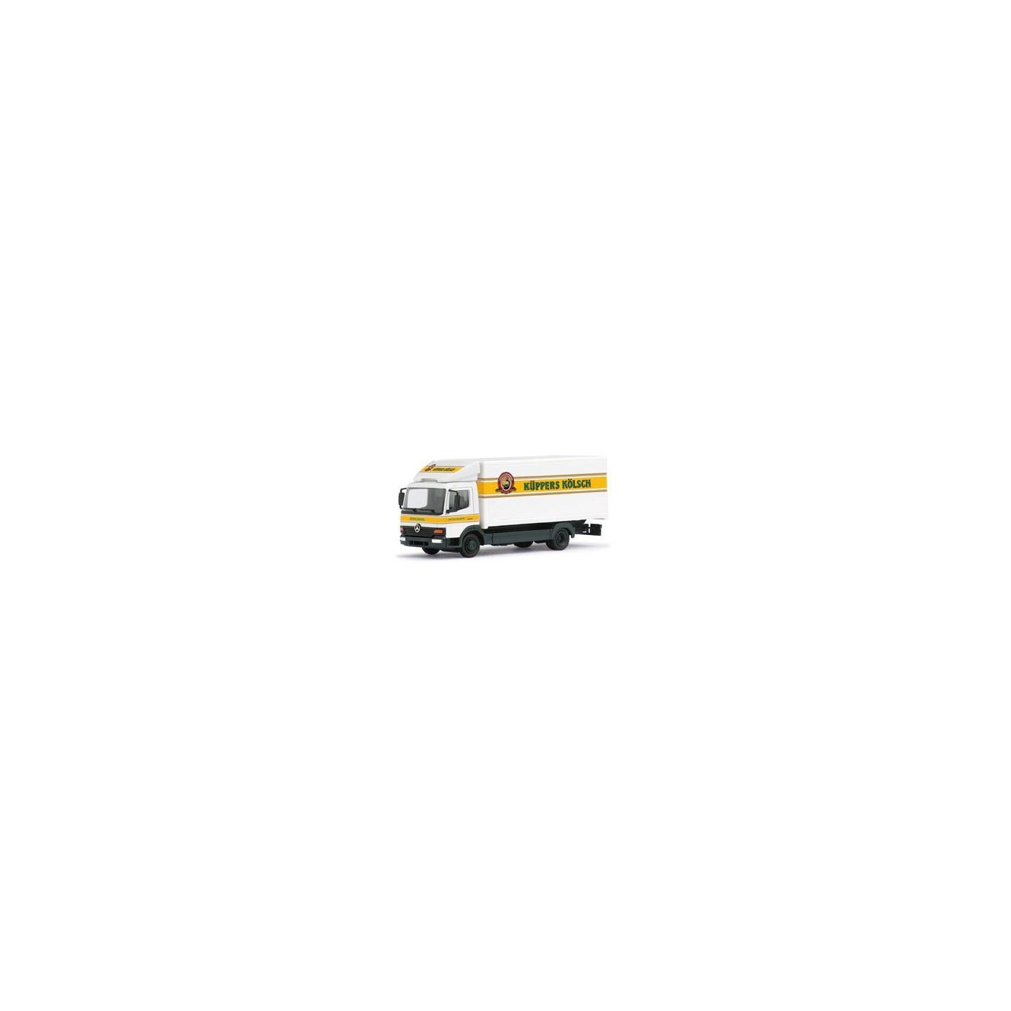 MERCEDES ATEGO Getränkekoffer-LKW 2a HERPA 187411 ESCALA 1/87