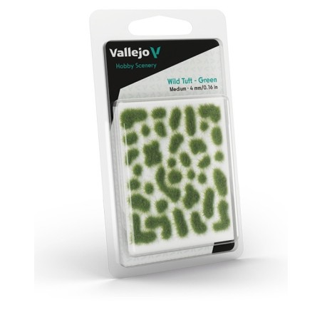 MECHONES DE HIERBA 4MM VERDE VALLEJO SC406