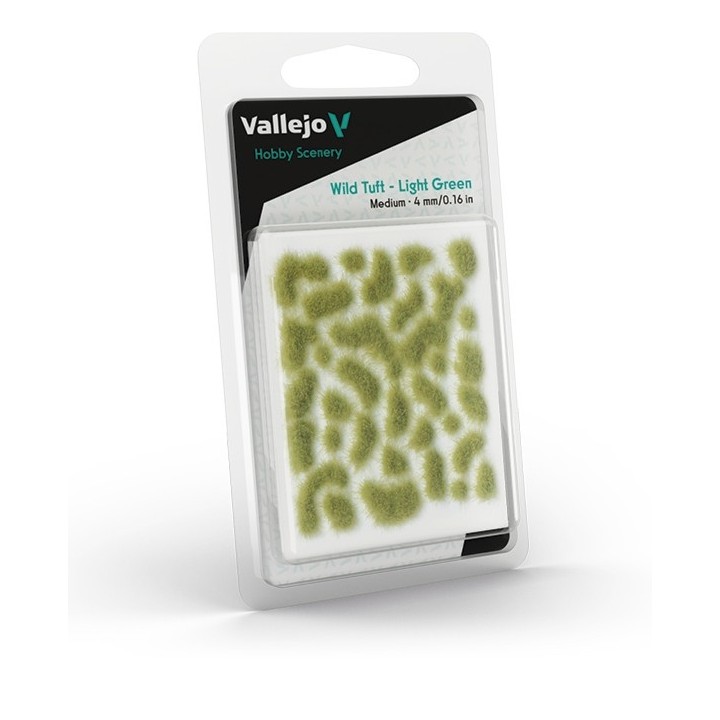 MECHONES DE HIERBA 4MM VERDE CLARO VALLEJO SC407