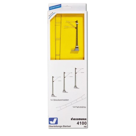 KIT INICIACIÓN CATENARIA VIESSMANN 4100 ESCALA H0