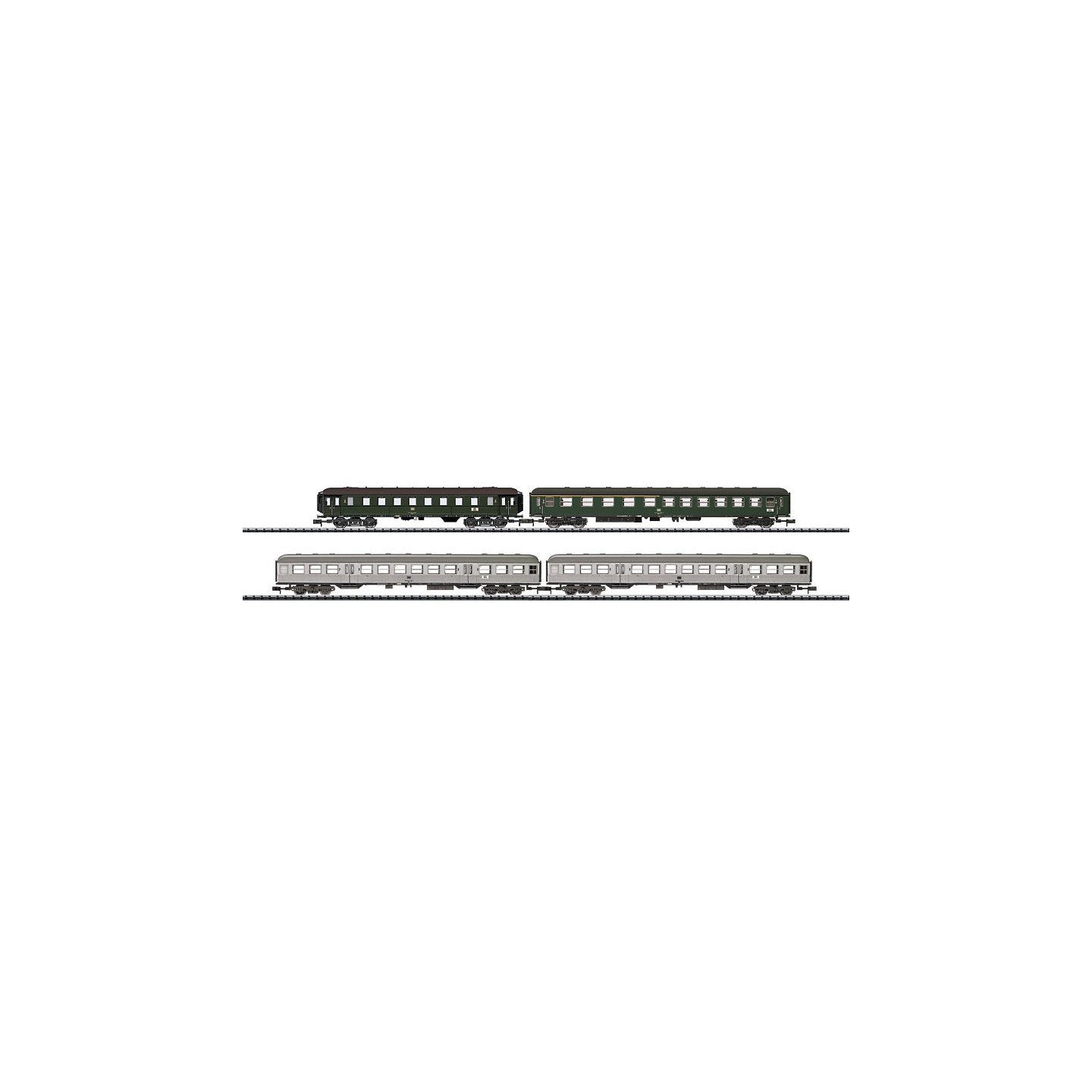 SET COCHES 1a y 2a CLASE DB MINITRIX 15471 ESCALA N