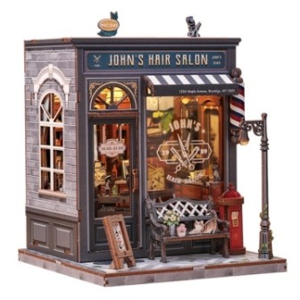 BOOK NOOK \"PELUQUERIA DE JHON\" 210PCS CUTEBEE CWGC215