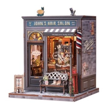 BOOK NOOK \"PELUQUERIA DE JHON\" 210PCS CUTEBEE CWGC215