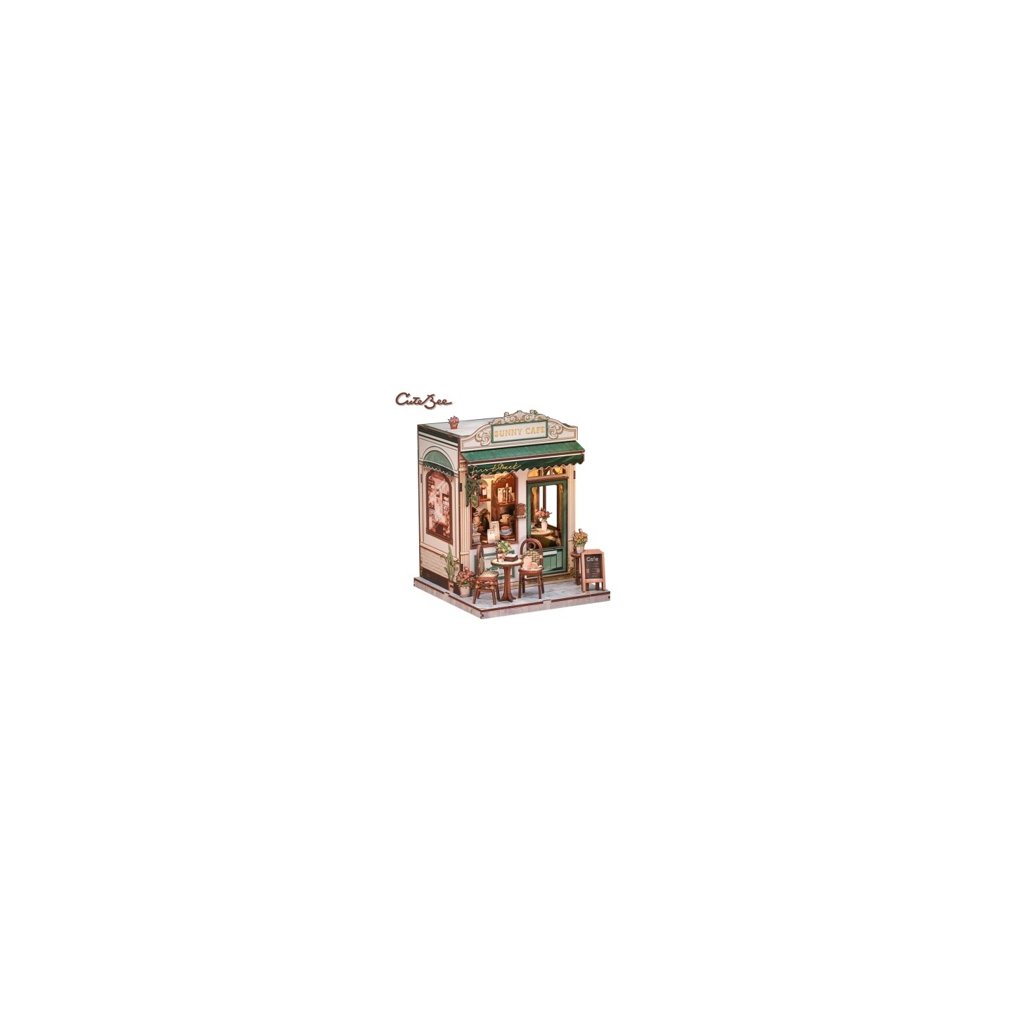 BOOK NOOK SUNNY CAFE" 233PCS CUTEBEE CWGC208"