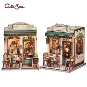 BOOK NOOK SUNNY CAFE" 233PCS CUTEBEE CWGC208"