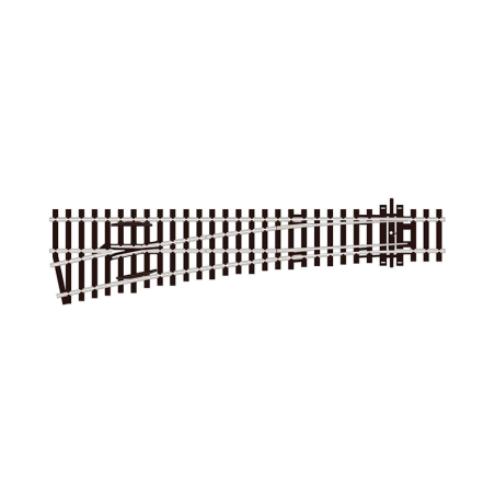 DESVIO IZQUIERDA ELECTROGRAF PECO SL-E96 ESCALA  H0