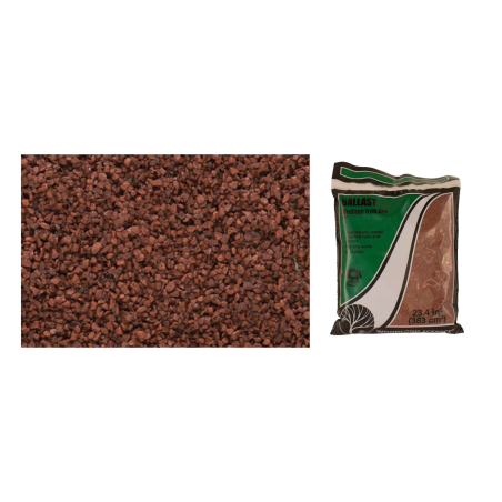 BALASTO O GRAVA GRUESA HIERRO ÓXIDO WOODLAND SCEENICS B84