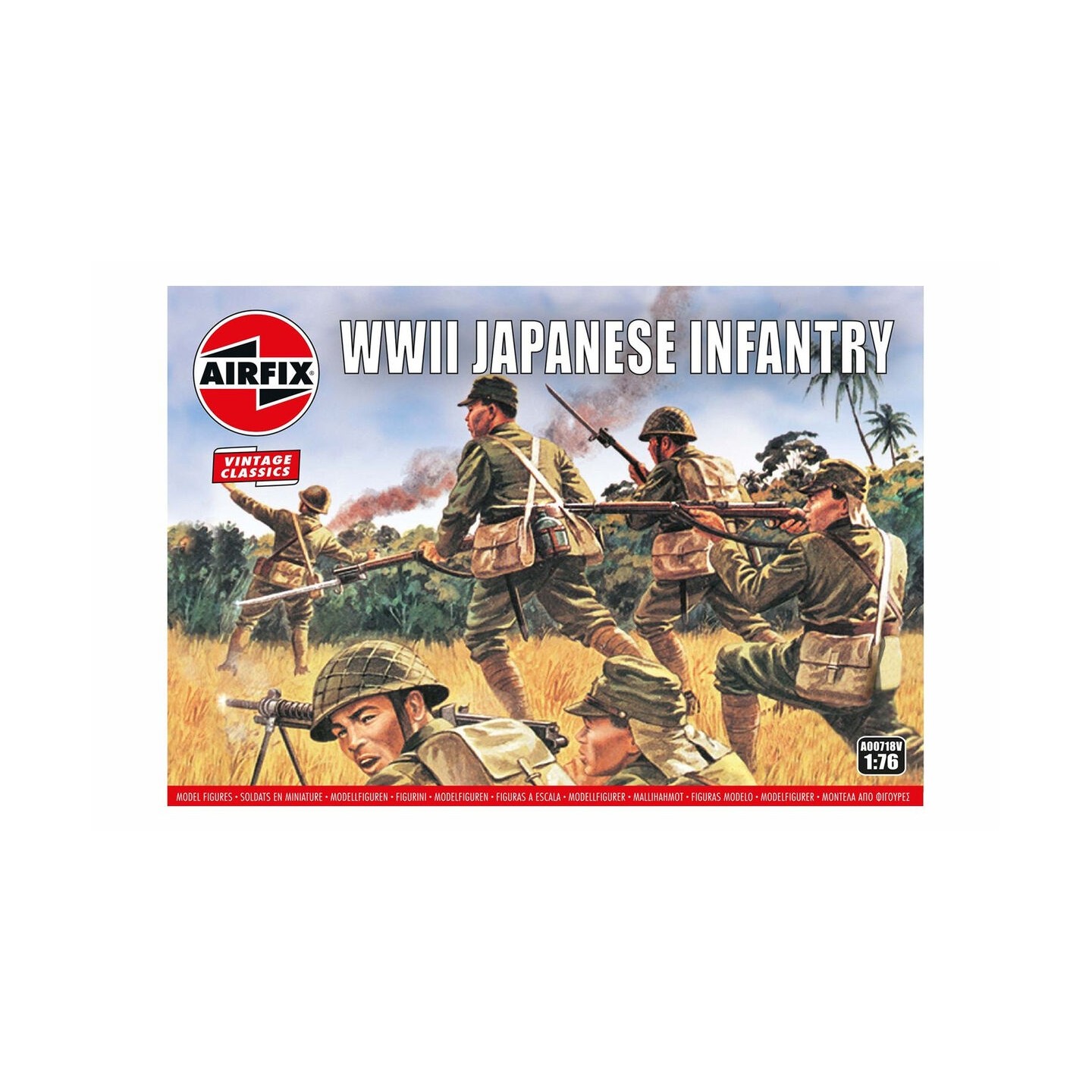 JAPANESE INFANTERY WWII AIRFIX 1/76