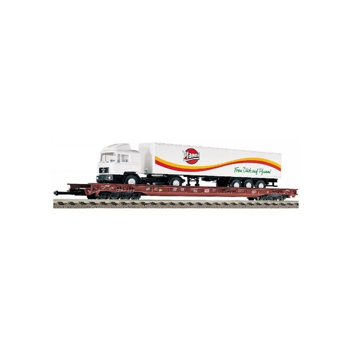 VAGON CON CAMION PFANNI" FLEISCHMAN 5279 ESCALA H0"