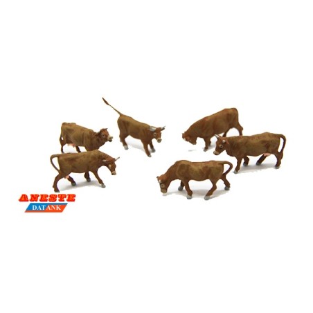 VACAS CANELA ANESTE 4009C ESCALA  H0