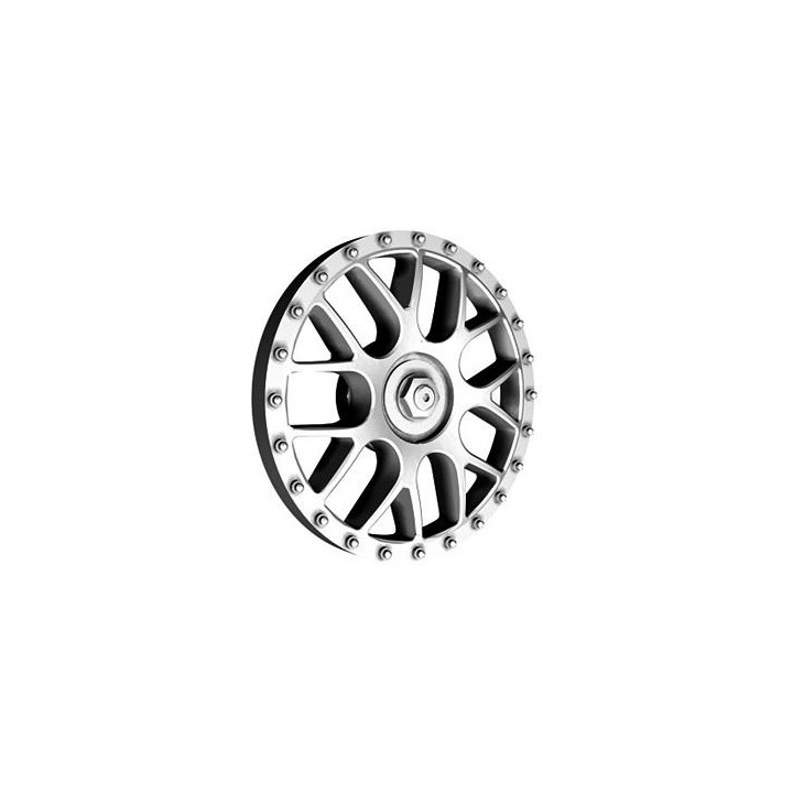 4 TAPACUBOS BBS + 4 DISCOS FRENO NINCO XSLOT 61701 ESCALA 1/28